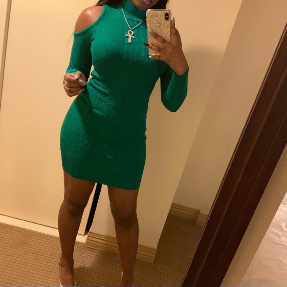 Green dress